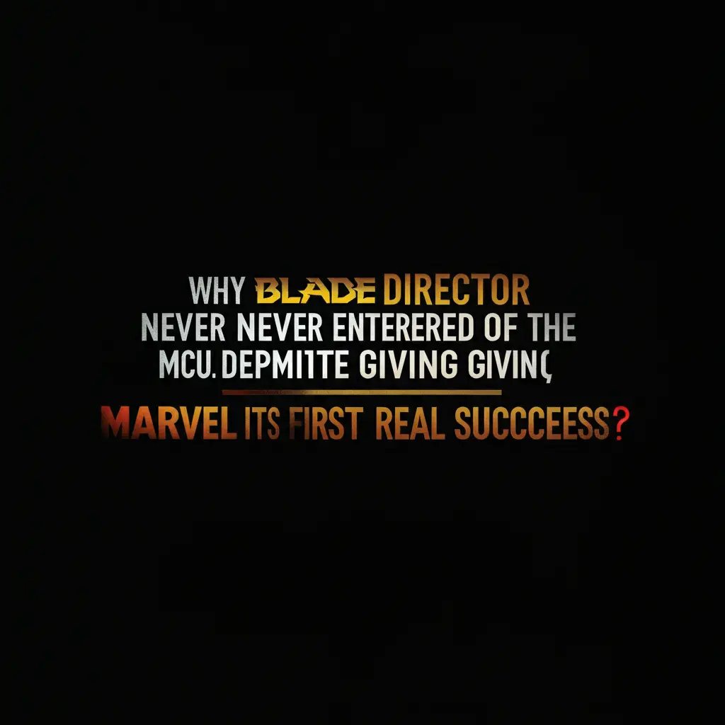 Why Blade Director Never Entered the MCU Despite Giving Marvel Its First Real Success (1)