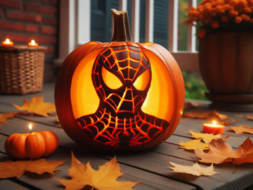 11+ Spiderman Pumpkins With Awesome Designs (3)