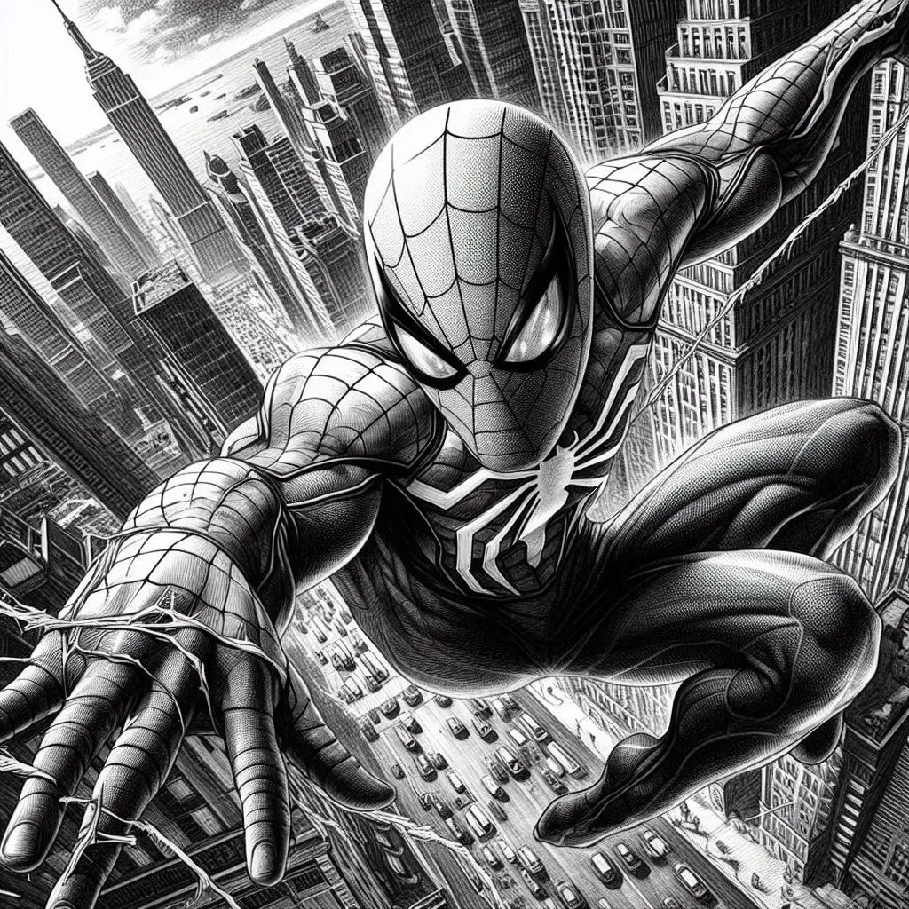 12+ Spider-Man drawings with amazing designs to inspire you (10)