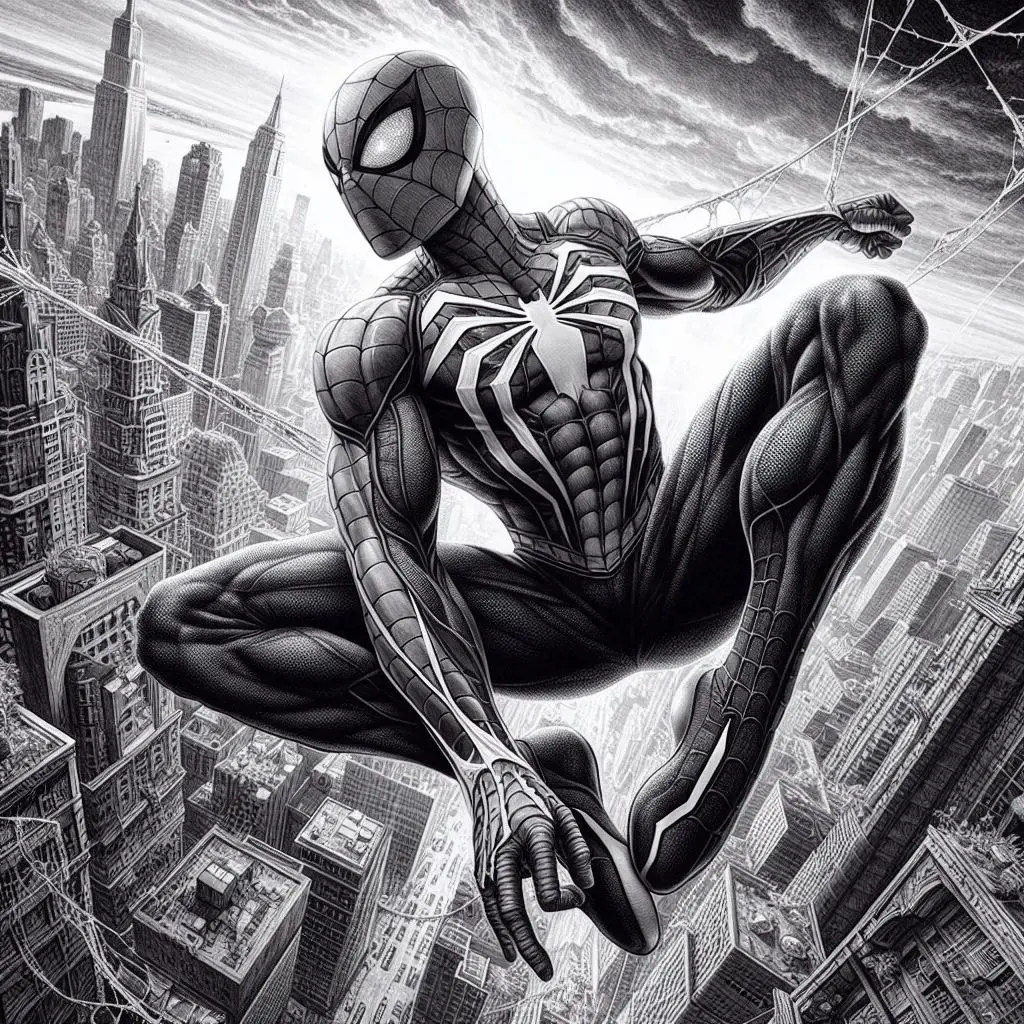 12+ Spider-Man drawings with amazing designs to inspire you (11)