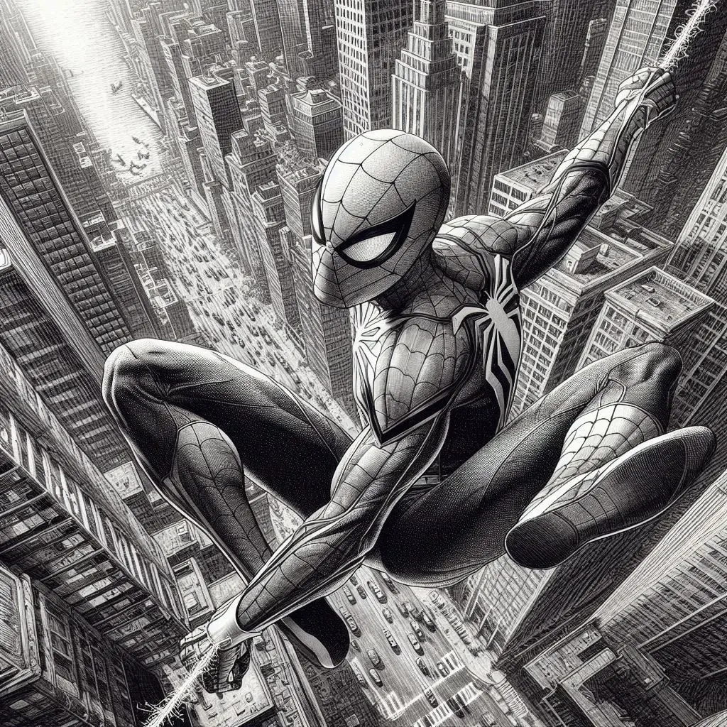 12+ Spider-Man drawings with amazing designs to inspire you (9)