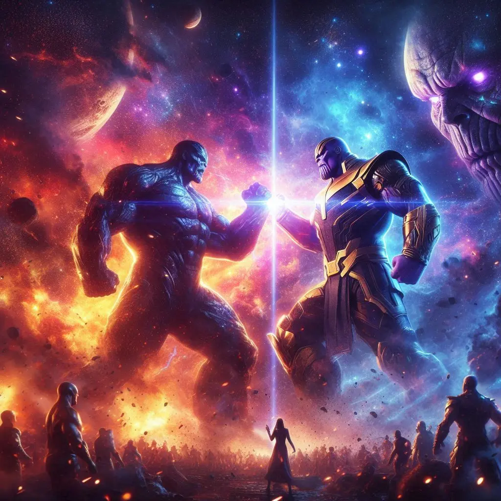 Thanos vs Darkseid in Marvel and DC Battle for Supremacy (3)