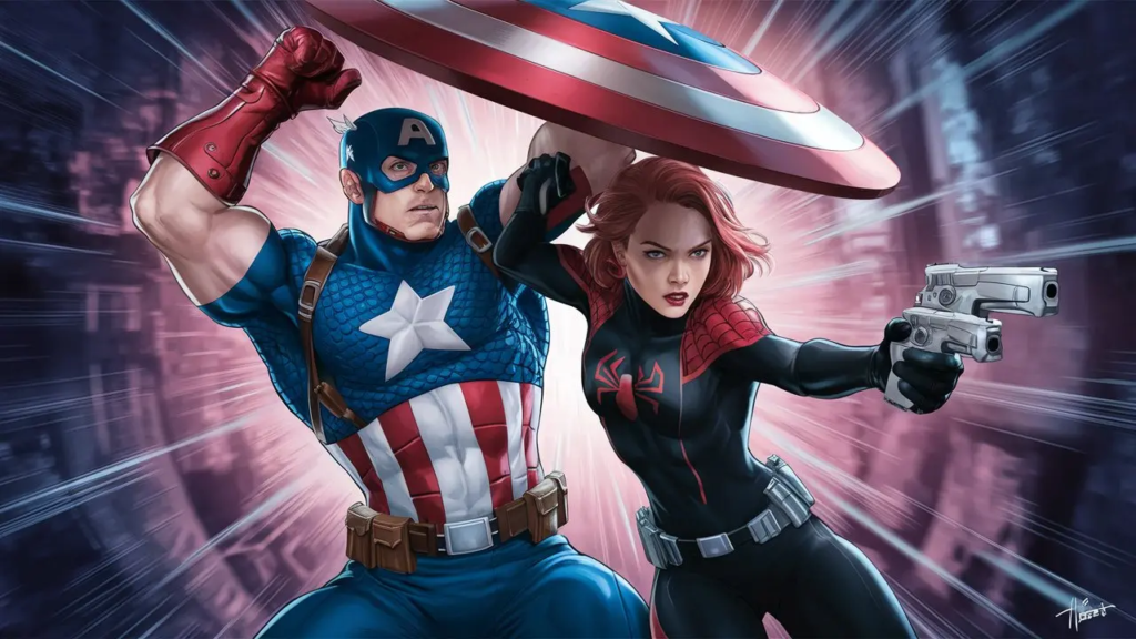 We look at the relationship between Captain America and Black Widow (2)