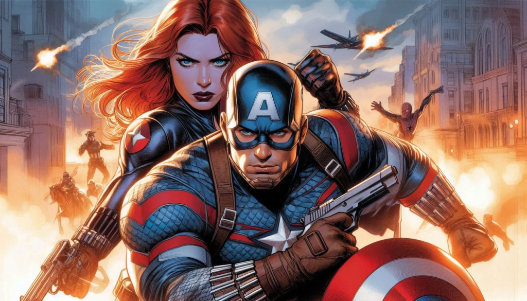 We look at the relationship between Captain America and Black Widow (4)