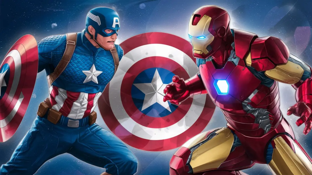 What can we say about the relationship between Captain America and Iron Man (1)