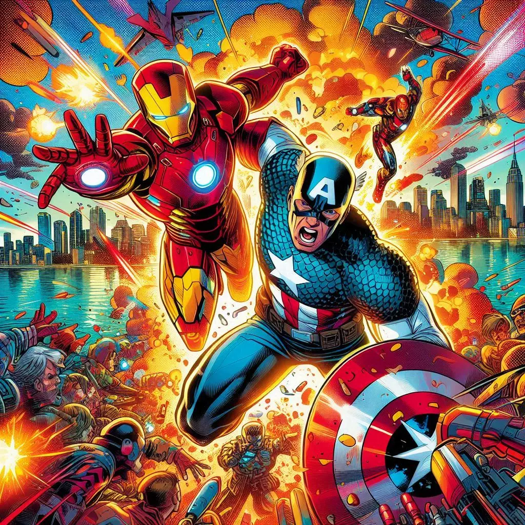 What can we say about the relationship between Captain America and Iron Man (2)