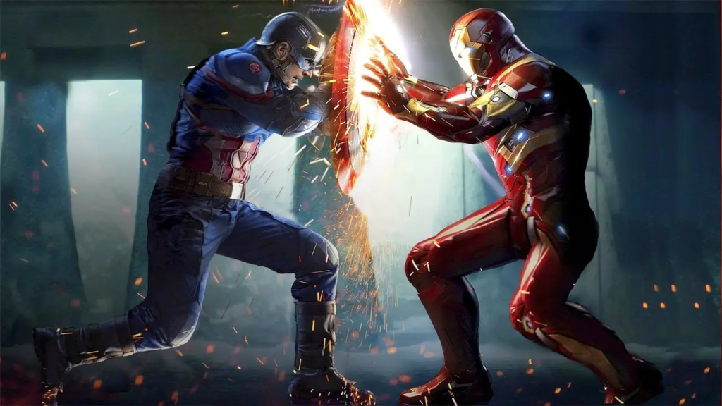 What can we say about the relationship between Captain America and Iron Man (4)